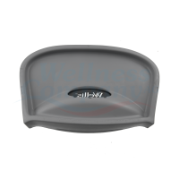 Wellis Whirlpool Skimmer-Filter-Abdeckung - grau mit Logo