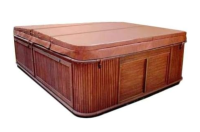 Replacement whirlpool tub insulating cover - suitable for model Florida/Miami - 200 x 200 cm - brown