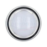 3&#34; light housingfor whirlpool - white matt with stainless steel ring