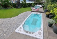 Automatic whirlpool / swim spa cover made to measure from our own production