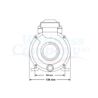 Pompe de centrifugation Koller 0,54 HP avec aspiration centrale