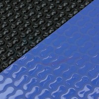 Air chamber heat tarp blue/black - summer cover for above ground pools
