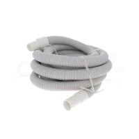 Swimming pool hose 38mm gray with double socket