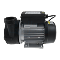 WTC50M Whirlpool circulation pump without pressure switch, 1-speed