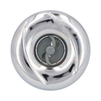 3&#34; Whirlpool Düse mit Rotation Twin-Spin weiss/grau ohne Body und Muffe