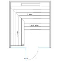 Design indoor sauna LauraLine® - LEXA
