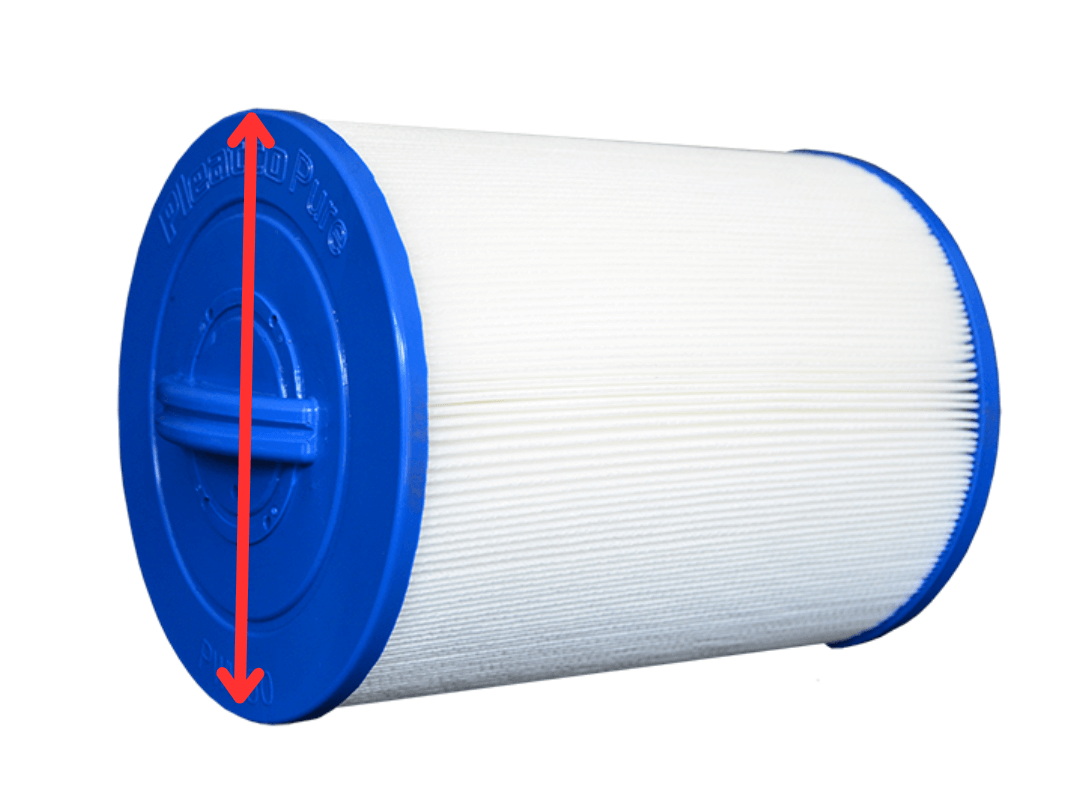 Measure filter diameter