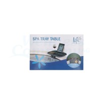 Spa Tray Table - Table en plastique pour spa et spa de nage, grise