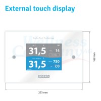 Externes Touch Screen Display zu Automatischer Pool Dosieranlage