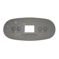 Gecko Whirlpool display sticker K360 - 1 pump