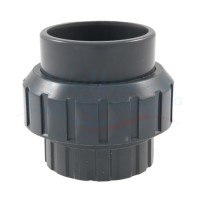 PVC fitting with adhesive sleeve 63mm x 2&#34; thread