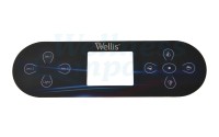 Wellis Whirlpool Display Aufkleber zu TP800